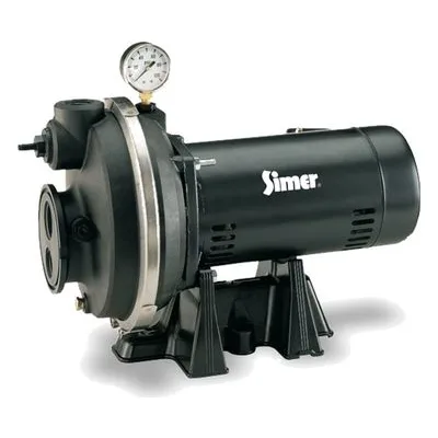Pentair Simer 3305P Convertible Deep Well Jet Pump, JET PUMP 1/2HP CONV UL 115V.