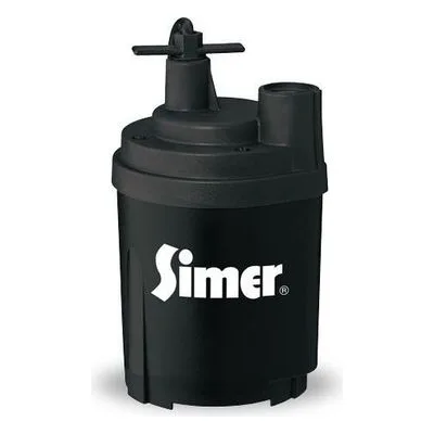 Pentair Simer 2325-02 Heavy Duty Professional Submersible Utility Pump, 1/4HP UTILITY PUMP 115V SIMER.