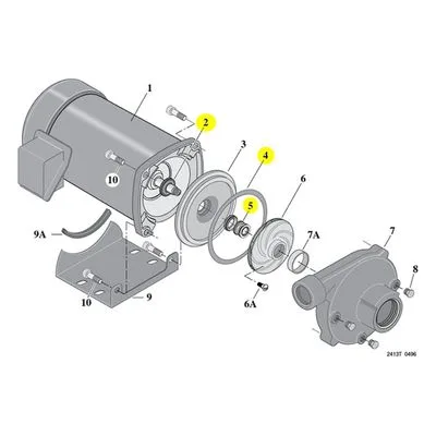 Berkeley Pumps Repair Part - SEAL/GASKET KIT-J&D THRU 2HP. Catalog Number: PP1700. A Pentair Brand.