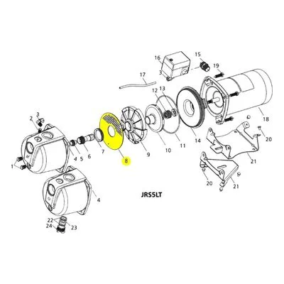 Goulds Pumps Repair Part 5K253 SEPERATOR PLATE