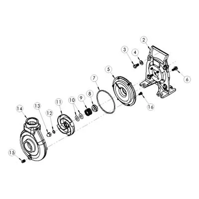 AMT 388J-K8 Pump Replacement Parts & Service Kits, Repair Kit for Model 388J-98 Pumps. A Gorman-Rupp Company.