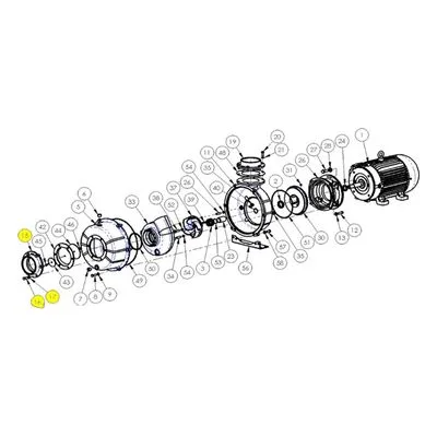 AMT Pumps 6200-052-98, Pump Repair Parts, Kits & Accessories. 4" SUCTION FLANGE XSS SUBGROUP by Gorman-Rupp.