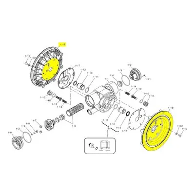 717392 Air Operated Double Diaphragm Yamada Diaphragm Pump Repair Part, AIR CHAMBER G50 AODD.