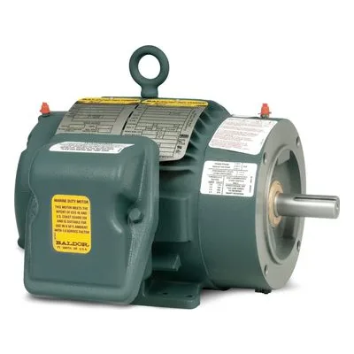 CENCP83580T-4 Baldor 1 HP, 3450 RPM, 3 PH, 60 HZ, 143TC, 0520M, TENV, F1 UPC 781568501795
