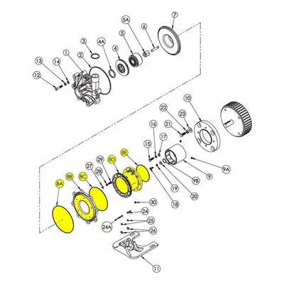 Finish Thompson 107407 Pump Repair Spare Part Assembly