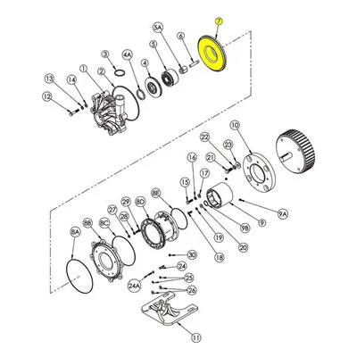 Finish Thompson 105689-2 Pump Repair Spare Part Barrier