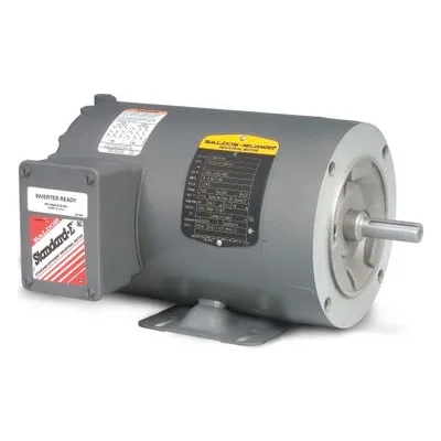 CNM3457 Baldor .33 HP, 3450 RPM, 3 PH, 60 HZ, 56C, 3410M, TENV, F1 UPC 781568462256