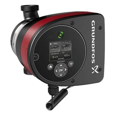 Grundfos Pumps MAGNA3 25-100 180 1x230V PN10, MAGNA3 Series Single Head Circulator Pump, Model E, 97924247.