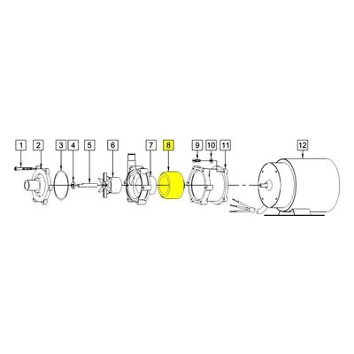 March Pumps Number: 0125-0083-0100 Repair Part - Drive Magnet Assy (.250 Bore)