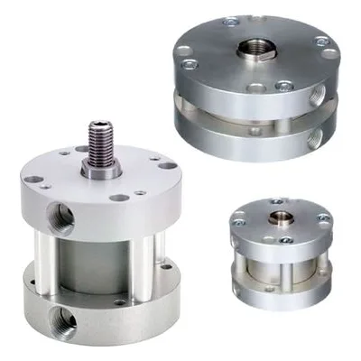 SCD40-XLMXX-030 ARO Premair Series Round Compact Pneumatic Cylinder, Double Acting, Double Rod End, by Ingersoll Rand