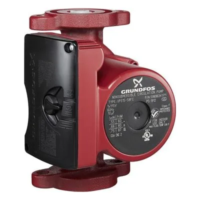 Grundfos UPS15-58FC Circulator Pump Item Number: 59896341