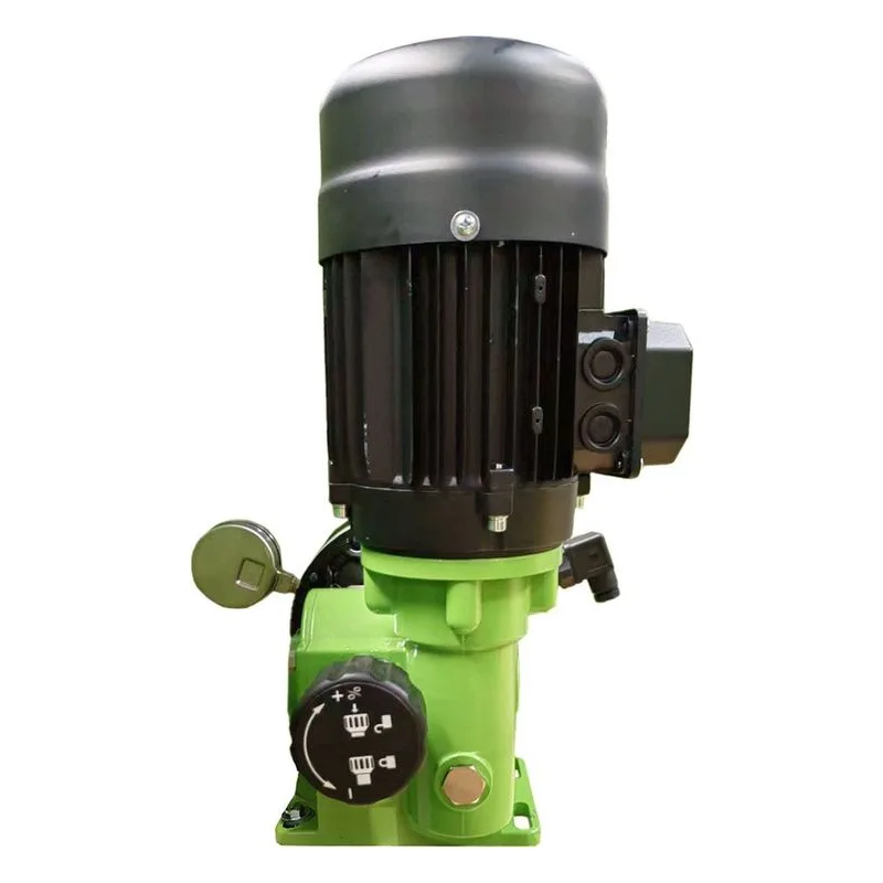 Pulsafeeder DM7A3AH-L industrial metering pump powered by a 1.5 HP electric motor. - view 4