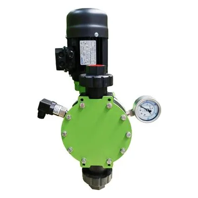 Pulsafeeder DM1A1FC-L GreenLine series PVDF mechanical diaphragm pump.