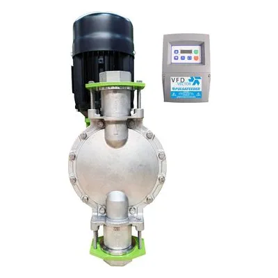 Pulsafeeder DM1AVAC GreenLine series Stainless Steel mechanical diaphragm pump.