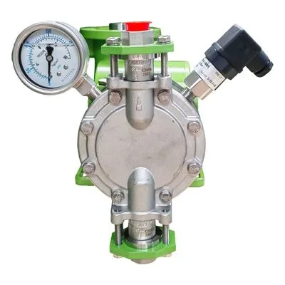 Pulsafeeder DM1AYAC-L-NM GreenLine series Stainless Steel mechanical diaphragm pump.