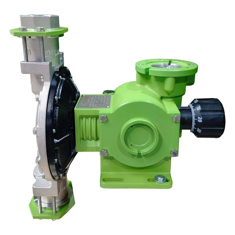 Pulsafeeder DM2CYAC-NM dosing pump features corrosion-resistant Stainless Steel wet end components. - view 2