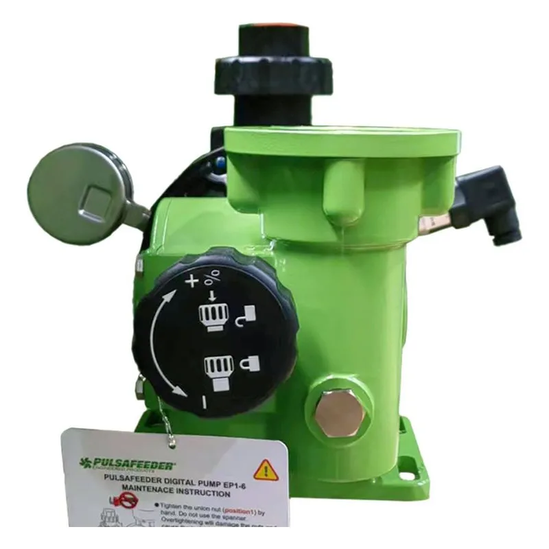 Pulsafeeder DM5CYFH-L-NM PVDF pump designed for high-accuracy chemical metering applications. - view 2
