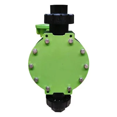 Pulsafeeder DM1AYFC-NM GreenLine series PVDF mechanical diaphragm pump.