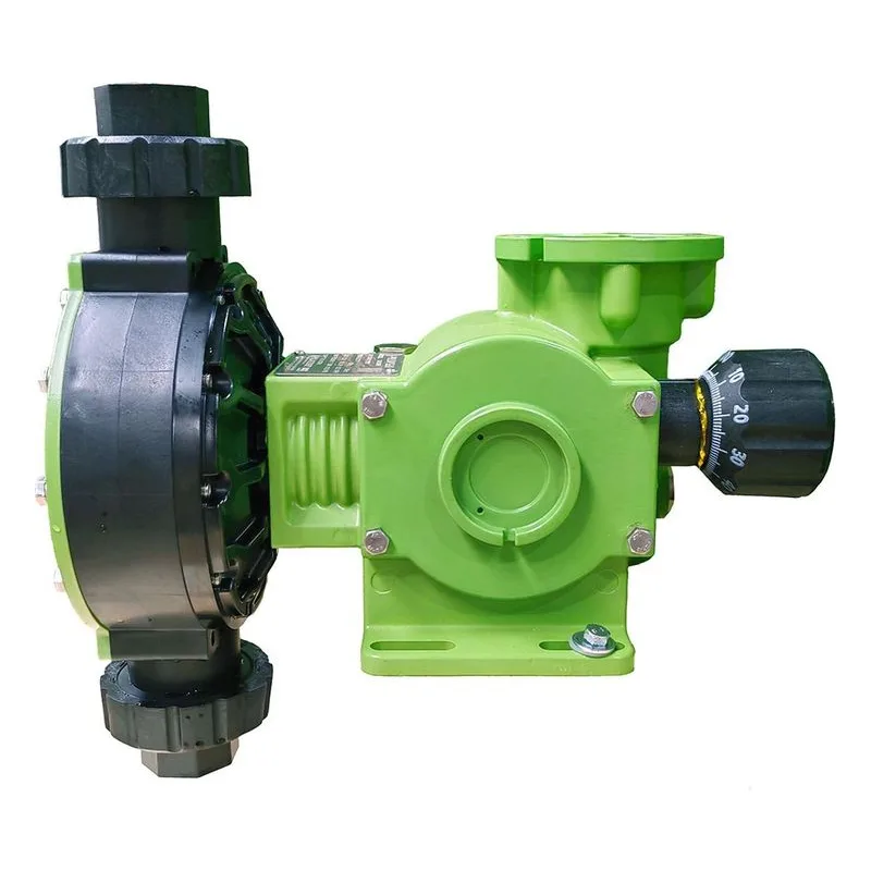 Pulsafeeder DM4BYFG-NM dosing pump features corrosion-resistant PVDF wet end components. - view 2