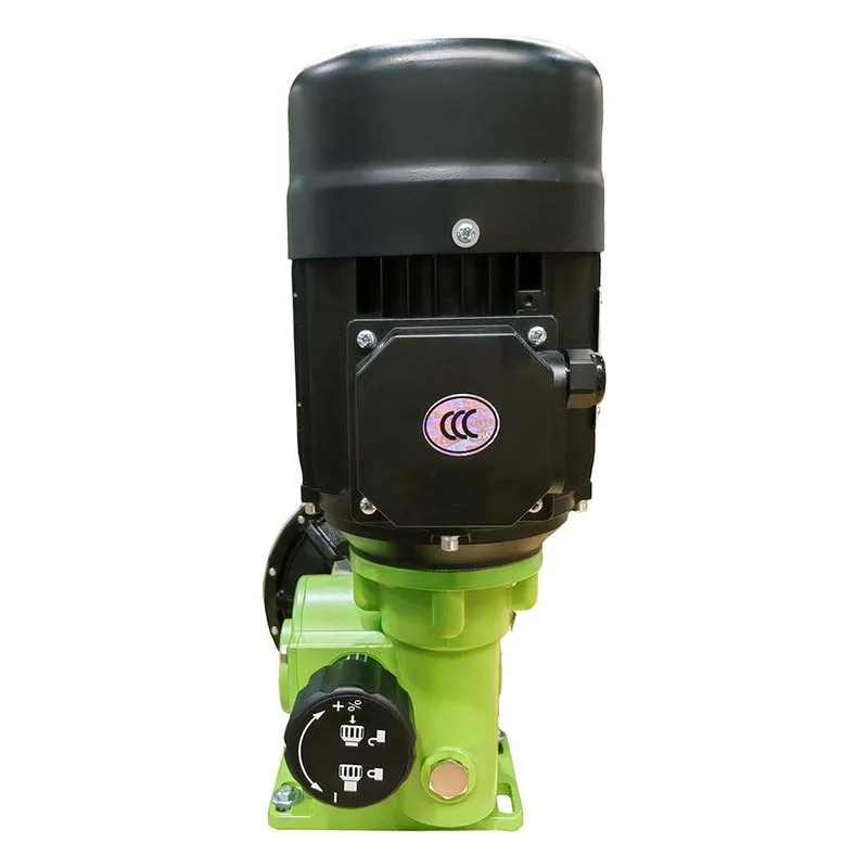 Pulsafeeder DM6C3FH industrial metering pump powered by a 1 HP electric motor. - view 4