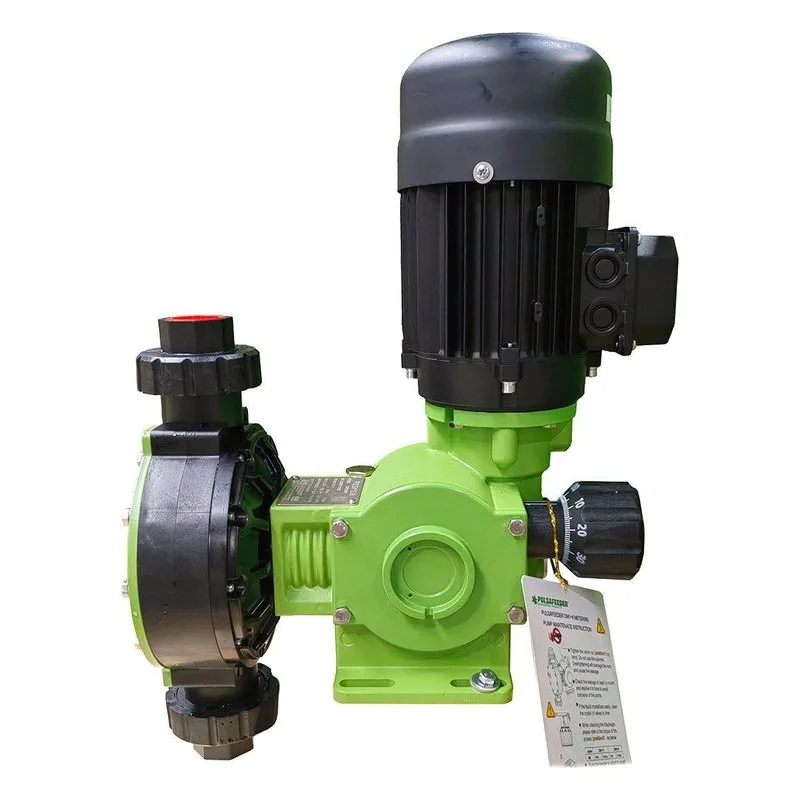 Pulsafeeder DM7H3FH dosing pump features corrosion-resistant PVDF wet end components. - view 3