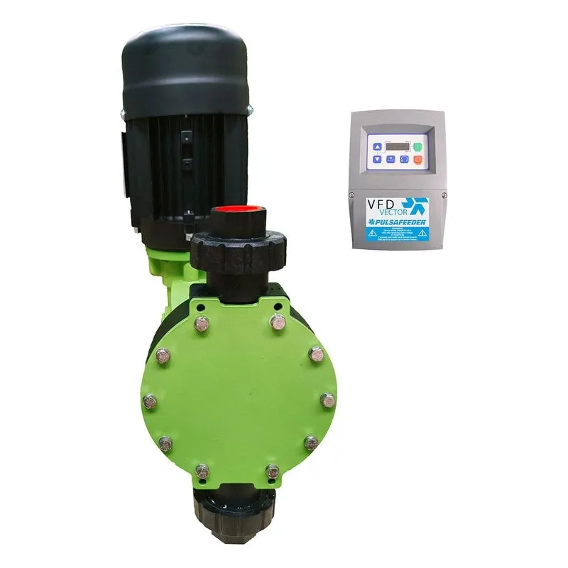 Pulsafeeder DM7BVFH dosing pump features corrosion-resistant PVDF wet end components. - view 2