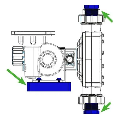 Pulsafeeder KDM4BXXF Parts, Kits & Accessories, Conversion Kit MD1D,E TO DM4B PVD