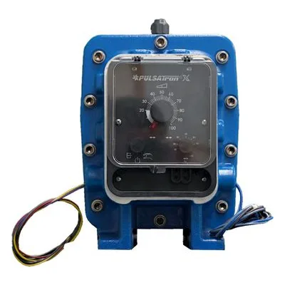XPH5EA-VTC3-XXX X solenoid diaphragm chemical metering pump with PVC head for industrial use.
