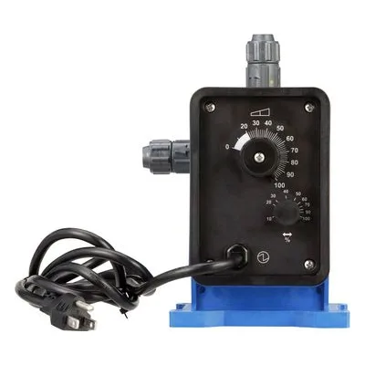 LB02S2-PTCJ-SASO A Plus solenoid diaphragm chemical metering pump with Polypropylene head for industrial use.