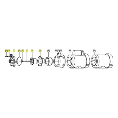 March Pumps Number: 0153-0056-0100 Repair Part - Wet End Kit 1Pk TE-6T-MD