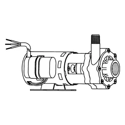 March Pumps Part Number: 0145-0075-0100 Series 4 Chemical Pump - AC-4C-MD 115V, Replaces 0145-0010-0100.