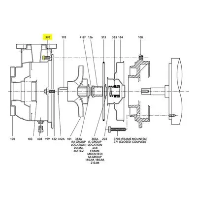 Goulds Part / Accessory 13L89 BOLT & NUT Manufactured by Xylem.