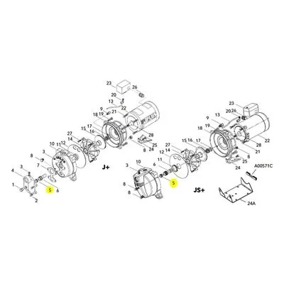 Goulds Part / Accessory AN017 NOZZLE Manufactured by Xylem.