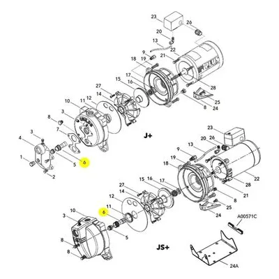 Goulds Part / Accessory AD3542 DIFFUSER SEE DWG 106-46 Manufactured by Xylem.