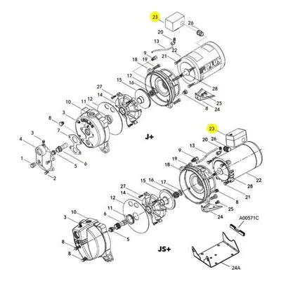 Goulds Water Technology AS4 CentriPro, Replacement Parts & Service Kits by Xylem.