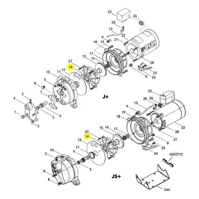 Goulds Pumps Repair Part 3K68 GUIDEVANE