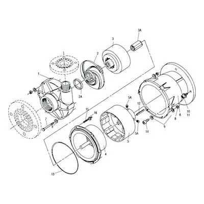 Finish Thompson J101847 Pump Repair Spare Part Housing Thrust Ring
