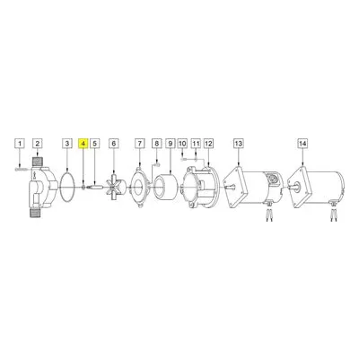 March Pumps Number: 0809-0043-1000 Repair Part - Thrust Washer