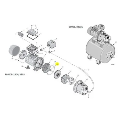 ZBR39020 Berkeley Pumps - MECHANICAL SEAL KIT. Water System Pump Repair Parts Made by Pentair.