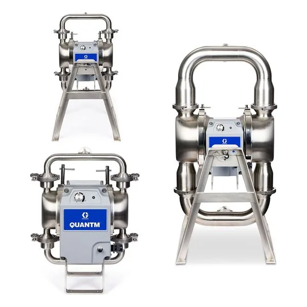 QUANTM Hygienic Pharmaceutical Grade Electric Double Diaphragm Pumps
