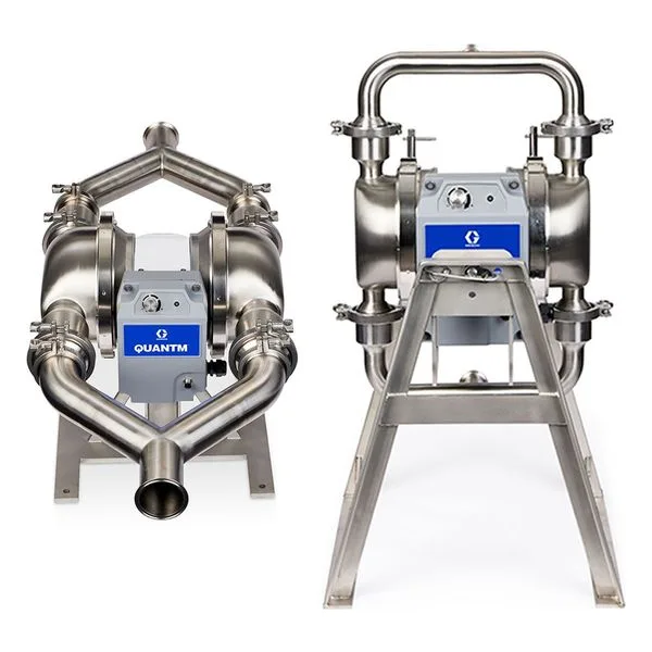 QUANTM Hygienic Large Particle Electric Double Diaphragm Pumps