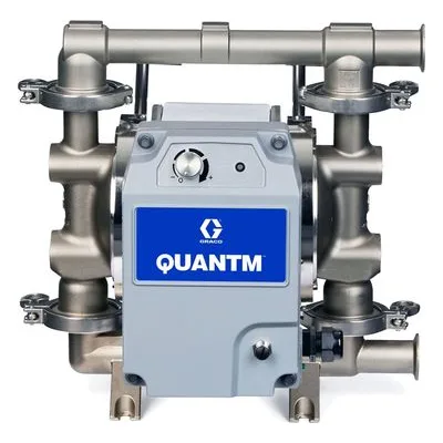 GRACO HE30-1057 QUANTM h30 Hygienic 1" EODD Pump, Front Image