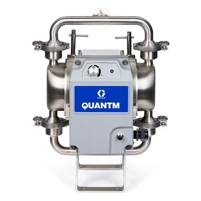 GRACO HE30-0225 QUANTM h30 Hygienic 1" EODD Pump, Front Image