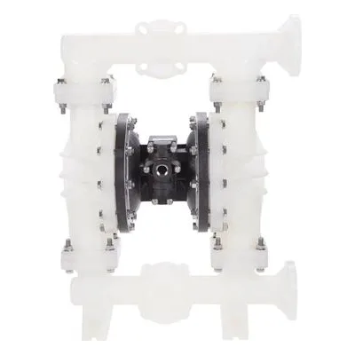 All-Pro A200-FPP-GNPN-470 Plastic Non Metallic Diaphragm Pumps. 2" Inlet, 2" Discharge with a 160 GPM Max Flow Rate.