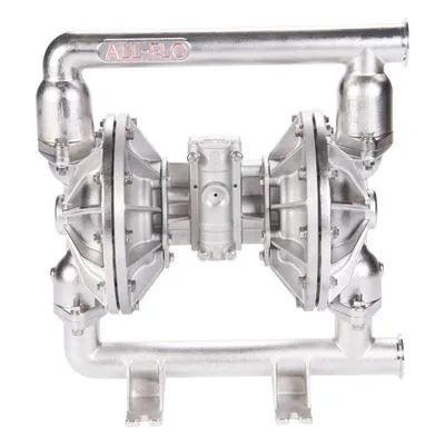All-Pro F150-T3E-HT3B-S70 FDA / Hygienic Diaphragm Pumps. 2" Tri-Clamp Inlet, 2" Discharge with a 115 GPM Max Flow Rate.