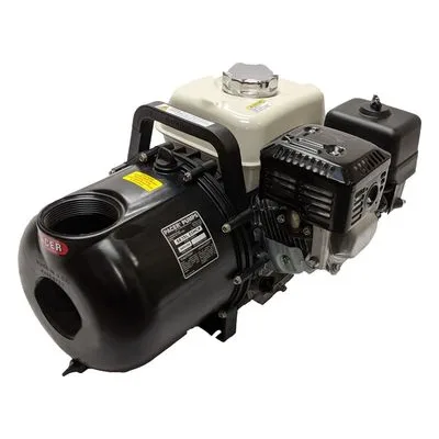 Pacer SE3SL E6HC PROTK Gasoline Engine Driven S Series Self-Priming Centrifugal Pump, Honda GX200 Engine, 5.5 HP