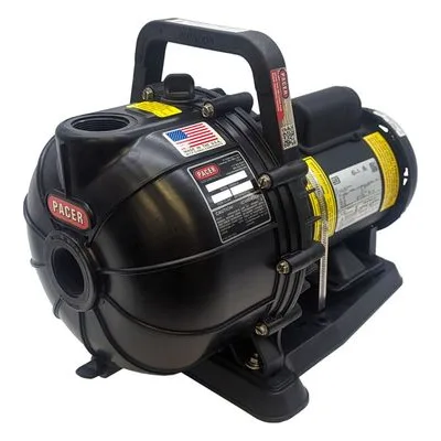 Pacer SE1-1/2AL G.5C Electric Motor Driven S Series Self-Priming Centrifugal Pump, Leeson Motor, 0.5 HP (1/2 Horsepower)