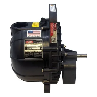 Pacer SE2EL PE Pedestal Mounted S Series Self-Priming Centrifugal Pump, 2" NPT, 52 PSI, 25 ft. Max Suction Lift