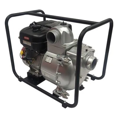 Pacer MTP-3 M Series Gasoline Engine Driven Trash Transfer Pump, Cast Aluminum Housing, Reinforced Cast Iron Impeller