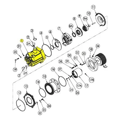Finish Thompson 105862 Pump Repair Spare Part Housing